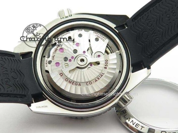 0412 Colorful Planet Ocean SS Bp Maker 45mm Black Bezel On Black Rubber Strap A 8219